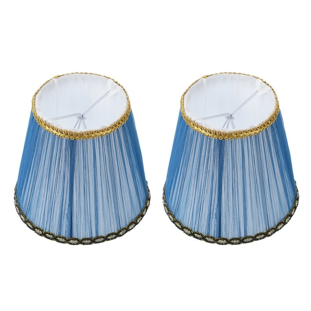 WHAMVOX Navy Lamp Shade Fabric Lampshade Diffuser For Table Lamp Living Room Bedroom 2Pcs
