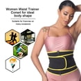 thumbnail image 4 of SEXYWG Lady Sauna Waist Trainer Straps Women's Exercise Flat Bellys Sweat Waisted Trimmer Corset Women Sexy Tummy Control Band Woman Gothic Bodies Shaper Girdle Female Workout Stomach Wraps Bustier, 4 of 6