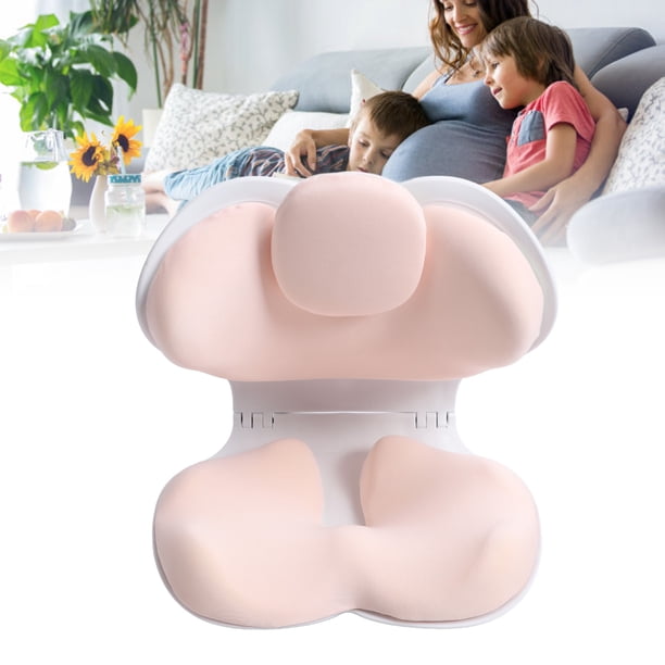 COJÍN DE APOYO Lumbar Plegable, Cojín de Respaldo en Forma de Pétalo, Cojín de Asiento para Silla de Oficina, Suave, Transpirable, Uso Versátil, Cojín de Espalda Baja