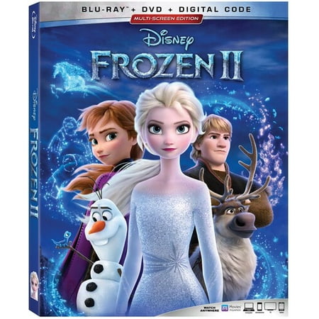 Frozen II (Blu-ray + DVD + Digital Copy) (Best Disney Cartoons Of The 90s)
