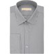 thumbnail image 1 of Michael Kors Camisa de vestir con botones a rayas para hombre, gris, cuello de 17 pulgadas, manga de 32 a 33 pulgadas, 1 of 1