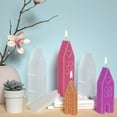 thumbnail image 2 of 3 piezas Art House molde de silicona DIY vela artesanía resina fundición hormigón jabón arcilla perfecto DIY molde para artesanos decoración del hogar regalos, 2 of 5