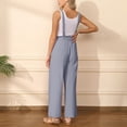 thumbnail image 4 of HBFAGFB Combinaison Décontractée pour Femmes, Bretelles Détachables et Réglables, Jambes Droites Polyvalentes, Gris Taille m, 4 of 6