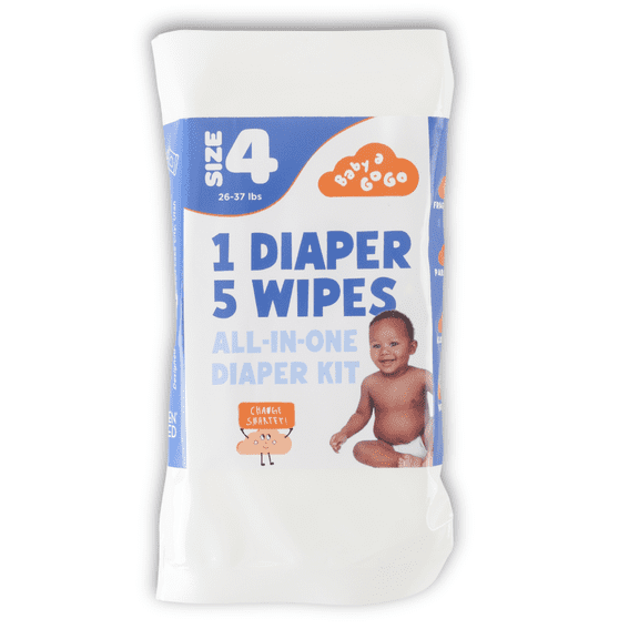 Baby a GoGo ON-THE-GO Diaper Kit, Sz. 4