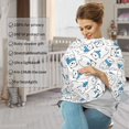 thumbnail image 4 of Fotbe Scarf Bear Pattern Car Seat Covers for Babies, Nursing Breastfeeding Cover Carseat Canopy, Soft Stretchy Carrier Cover, 4 of 9