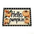 thumbnail image 2 of Zynviq 15.7" X 23.6" Area Rugs Pumpkin Thanksgiving Throw Rug Polyester Washable Beige Rectangular Small Rug for Front Door, 2 of 7