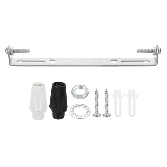Uxcell Ceiling Light Plate Kit, Light Fixture Mounting Bracket Plate Steel Crossbar 145mm 1
