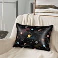 thumbnail image 6 of KLL Galaxy Pattern Silk Pillowcase for Hair and Skin Standard Size 20"X 30" Soft Breathable Pillow Covers for Sleeping, 6 of 7