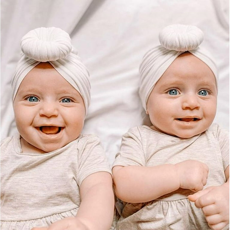 Boho Mom and Baby Headbands Pre-tied Knot Bonnet Caps Parent-child