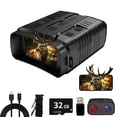 thumbnail image 1 of 4K Day/Night Vision Goggles | Smart App Night Vision Binoculars - Up to 2642 FT Viewing Range, 3" HD LCD Screen, 4000mAh Rechargeable Battery, Includ, 1 of 9