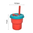 thumbnail image 6 of Joernso 1 Set 300ML/400ML Water Cup Flexible Heat-resistant Silicone Unbreakable Straw Tumbler Jug for Home, 6 of 8