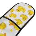 thumbnail image 4 of Yayeee Double Oven Mitt Kitchen Heat Resistant Baking 35" x7" Quilted Glove, Yellow Rubber Ducks, 4 of 6