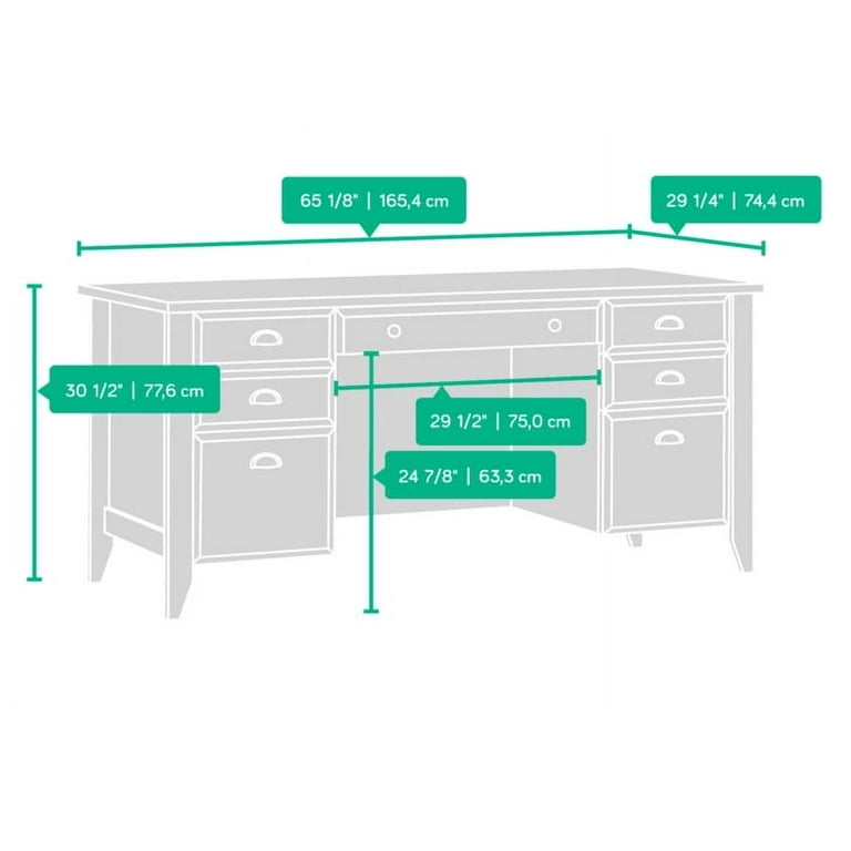 Sauder shoal 2024 creek executive desk