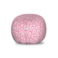 thumbnail image 1 of Abstract Storage Toy Bag Chair, Composition of Random and Bizarre Shapes in Pastel Shades, Stuffed Animal Organizer Washable Bag, Large Size, Cadet Blue Pink, by Ambesonne, 1 of 3