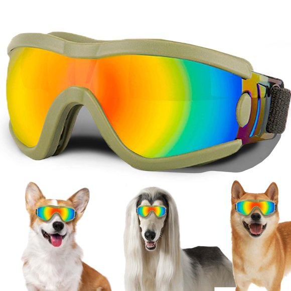 Gafas de Sol para Perro NICERINC PET Medianas con Protección UV Ajustables