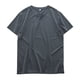 thumbnail image 3 of Camiseta de seda fina de verano de Dukeen para hombre, cuello redondo, manga corta, informal, suave, para fitness, camisetas modal de algodón lisas de gran tamaño, 3 of 5