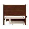 thumbnail image 4 of Full Bed with Trundle - Elegant Escape Platform Bed - Walnut Finish - Modern & Classic Design, 4 of 6