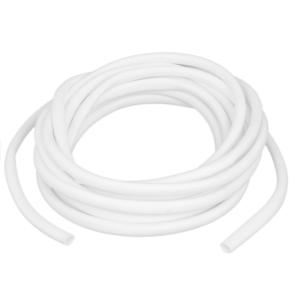 Unique Bargains White Protective Heat Resistant Sleeve Sleeving 6mm x
