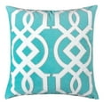thumbnail image 2 of Applique Velvet 20" Square Decorative Throw Pillow Coral, 2 of 5