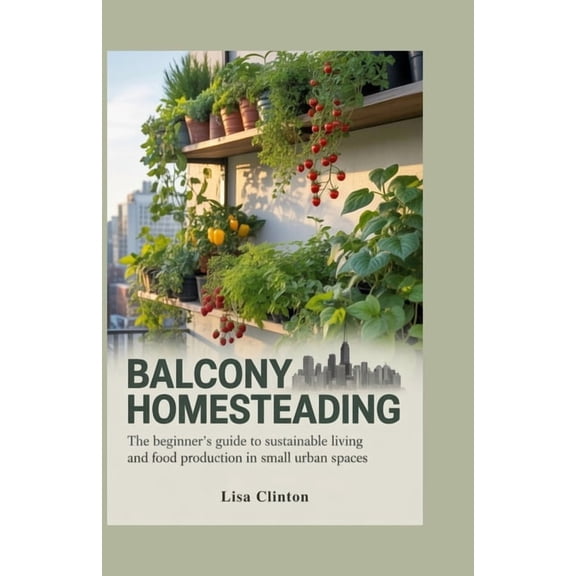Balcony Homesteading: The Beginner's Guide to Sustainable Living and Food Production in Small Urban Spaces, (Paperback)