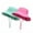 Green,Pink, variant on OGLCCG UPF 50 Beach Baby Sun Hat Sun Protection Cute Wide Brim Summer Toddler Girl Boy Bucket Hats with Neck Flap