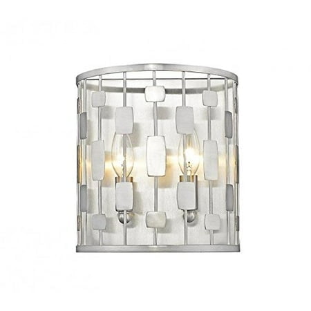 Z-Lite 430-2S-BN 2 Light Wall Sconce Almet Collection