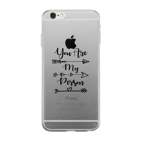You My Person-Left iPhone 6 Plus Clear Case Gifts For Best