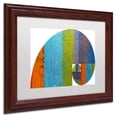thumbnail image 3 of Trademark Fine Art "Fibonacci Spiral" Canvas Art by Michelle Calkins, White Matte, Wood Frame, 3 of 4