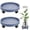 Gray, variant on Diigabo 2 Pack 14 Inch Round Plant Caddy with 4 Wheels, Heavy Duty Rolling Plant Stand, Wheeled Planter Saucer Tray Trolley for Planter Pot Indoor Outdoor, White