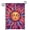 D, variant on XaaKee Yard Flag, Vibrant Cosmic Background Magenta Nebula Garden Flags For Outside Clearance, Double-Sided High-Quality White Linen Spring Garden Flag, Lawn Decor, 12x18Inch