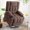 Brown, variant on Recline Chair, 21.6"W Oversize Accent Armchair with Storage Bag, Modern Chair for Living Room, Bedroom, Gray