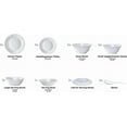 thumbnail image 2 of Larah 35 Pieces Gourmet Dinnerware Set for 6, Chip Resistant Tempered Opal Glass, White Dinner Plates and Bowls Set, Stain Resistant, Dishwasher & Microwave Safe Dinner set, Giftware, Service for 6, 2 of 5