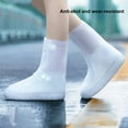 thumbnail image 6 of Homerr Shoe Covers Rainproof Shoe Covers 2Pcs Rain Non slip Button Closure High Tube Outdoor Shoes Protector Waterproof Covers for Hiking, 6 of 9