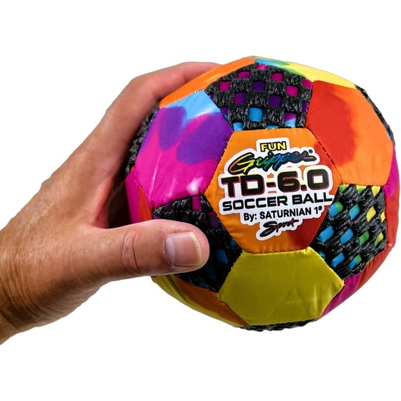 Fun Gripper Tie Dye 6.0" Mini Soccer Ball Size Junior
