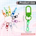thumbnail image 2 of 20Pcs 10 Colors Silicone Pen Clip Badge Pen Holder Clip Retractable Pen Holder with Lobster Clasp Lanyard Pen Holder Badge Reel Accessories for Nurses Pen Converter, 2 of 7