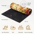 thumbnail image 5 of Round Area Rugs 4Ft, Thanksgiving Non-Slip Washable Circle Rugs Carpet, Orange Fall Pumpkin Maple Cones Sunflowers Indoor Outdoor Rug Floor Mats Throw Runner for Bedroom Living Room Bathroom, 5 of 7