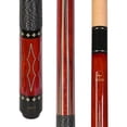 thumbnail image 1 of ASKA L22 Red Pool Cue Stick - 58 Inch, 2-Piece, 13mm Leather Tip, 5/16x18 Joint, 1 of 6