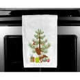 thumbnail image 3 of Carolines Treasures BB9232WTKT Indian Runner Duck Christmas White Kitchen Towel Set of 2 Dish Towels Teal 19 X 25", 3 of 3