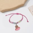 thumbnail image 4 of Colorful Macaron String Bracelet For Kids With Cute Cartoon Capybara Designs, 4 of 17