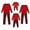 style 1, variant on Musuos Family Matching Christmas Pajamas Set Plaid Print Holiday Pajamas Sleepwear Dad Mom Kids PJs