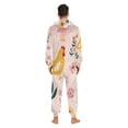 thumbnail image 6 of Chickens Adult Onesie Pajamas Slim Fit Christmas One Piece Suit Pjs for Women and Men Hooded Zipper, 6 of 7