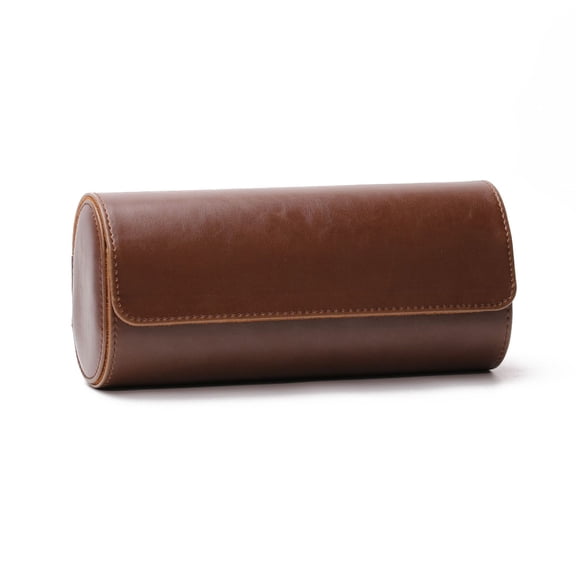 3 Slots Watch Roll Travel for Case Portable Leather Watch Storage Box Slid in