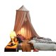 thumbnail image 2 of Tienda de campaña con forma de cúpula con borlas para niños, instalación sin perforaciones, cortina para la cama, repisa para la cama, mosquitera artesanal de algodón lavable con agua, 2 of 2