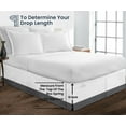 thumbnail image 5 of SGI Bedding 12 Inch Dual Tone Bed Skirt | Microfiber Bed Skirt | Fade Resistant, Wrinkle Free, Anti-static, Decorative, Extra Storage Space, Clutter-Free | Queen, Dark Grey, 5 of 8