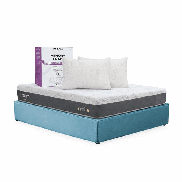 Base Explorer Matrimonial + Almohadas + Colchón Smile