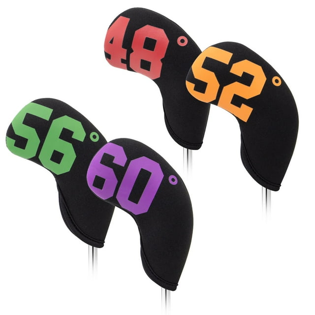 Fundas para Cabezas de Hierros de Golf Macarena Neopreno Antideslizante Negro
