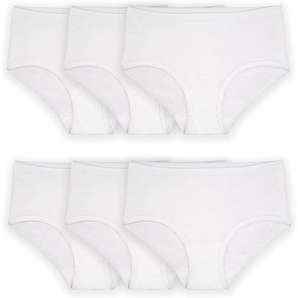 KSCD Girls' Cotton Brief Underwear Multipacks 