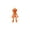 Orange, variant on Yashow Orange 3D Printed Pumpkin Man Figurine Halloween Desk Ornament for Holiday Party Decoration Quirky Trick or Treat Room Display Tabletop Decor, 6.7 inch, 1-Pack