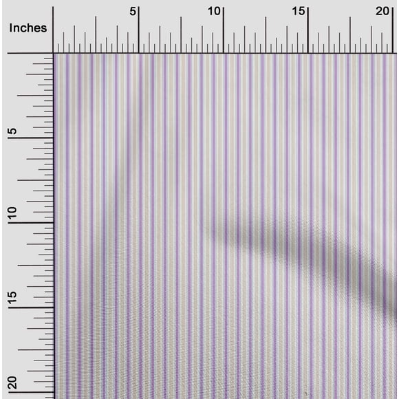 oneOone Silk Tabby Fabric Multicolor Stripe Print Fabric By Yard 42 Inch Wide