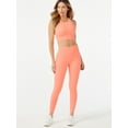 thumbnail image 2 of Sofia Active by Sofia Vergara Women’s Seamless High Waisted Animal Print Leggings, 2 of 6